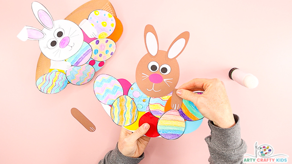 Rocking Paper Plate Easter Bunny Craft | Easter Crafts for Kids to Make