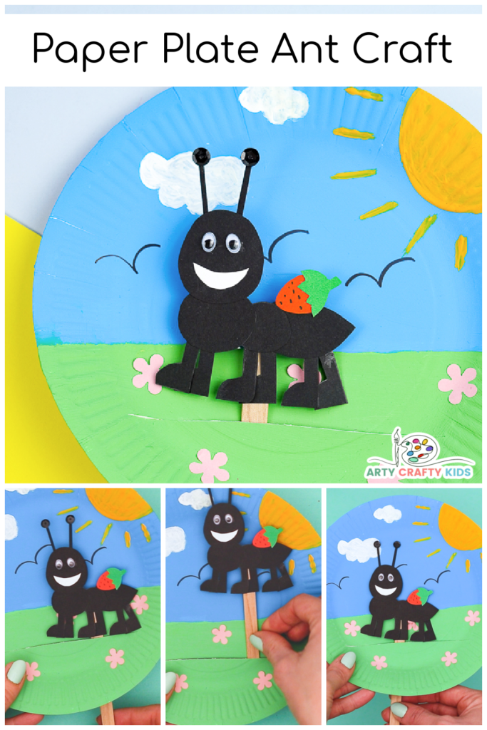 Paper Plate Ant Craft for Preschoolers - Arty Crafty Kids