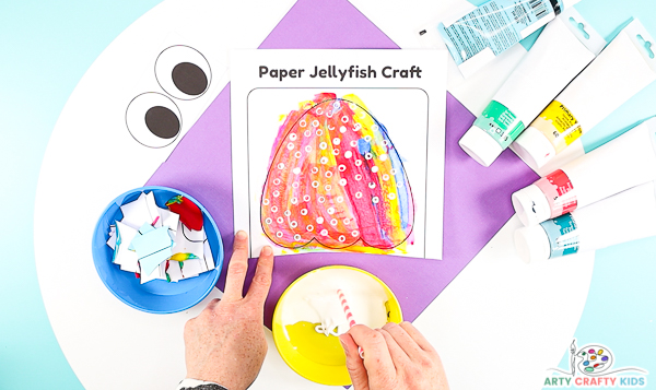 how to make a paper jellyfish