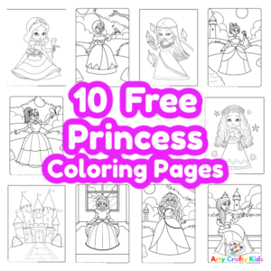 10 Free Princess Coloring Pages