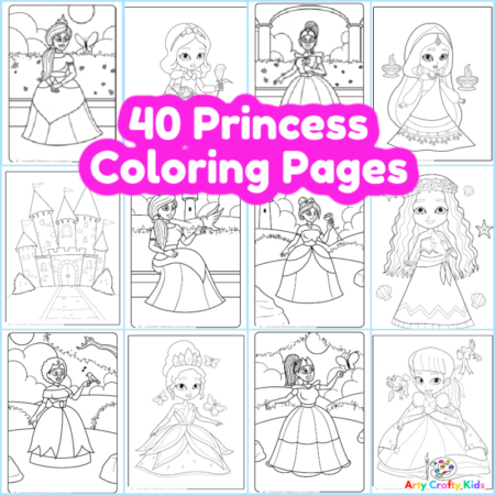 PRINCESS COLORING BOOK