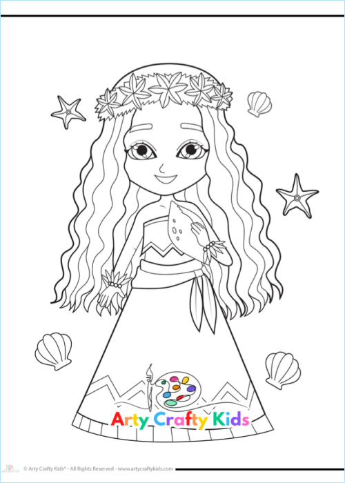 baby disney princess coloring pages