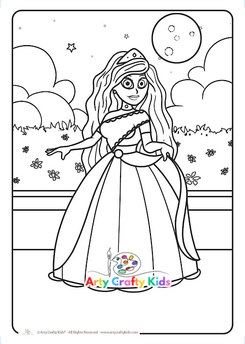 Disney Princess Coloring Pages – Free Printable Download