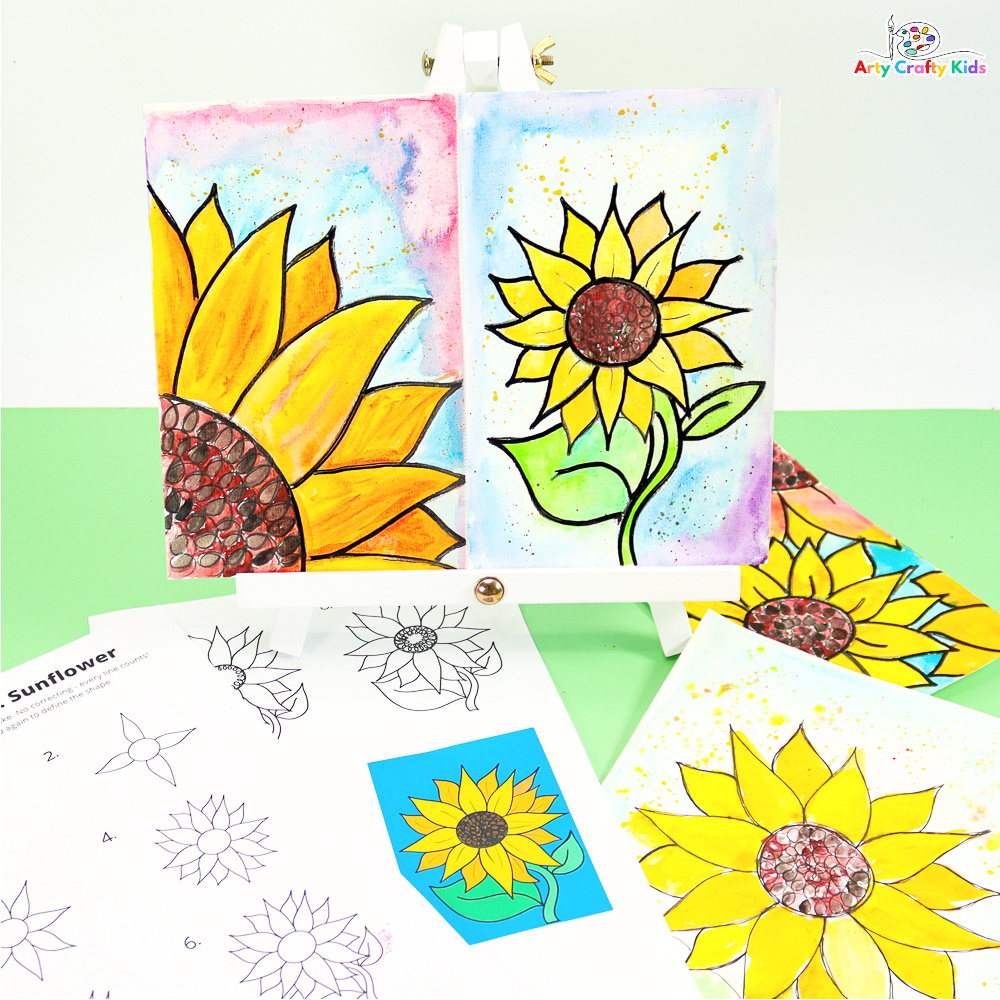 How to Do a Realistic Sunflower Pencil Drawing - Artsydee - Drawing,  Painting, Craft & Creativity