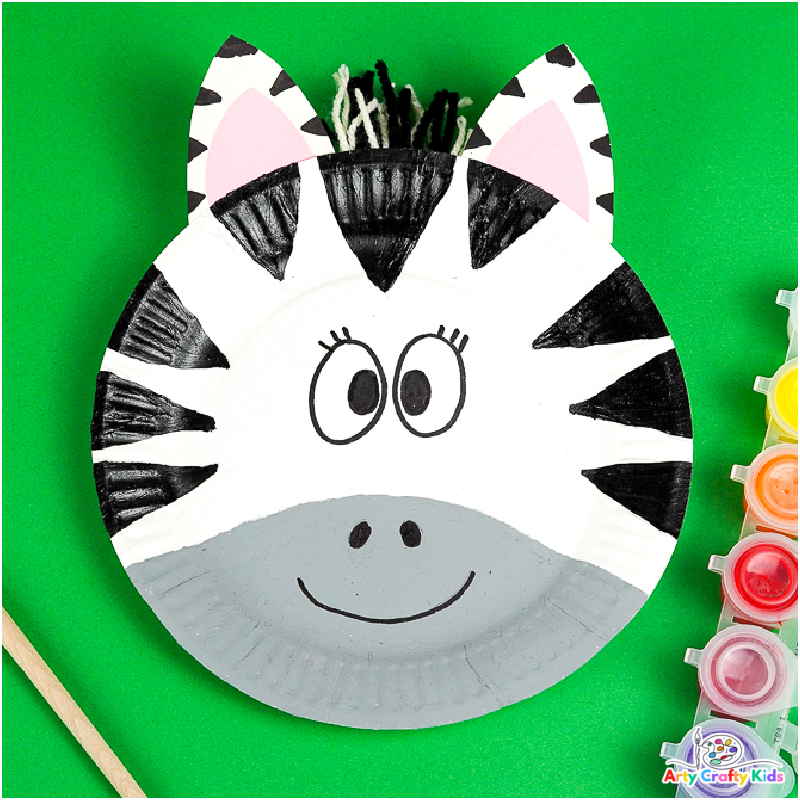 Paper Plate Unicorn Craft Easy - Arty Crafty Bee