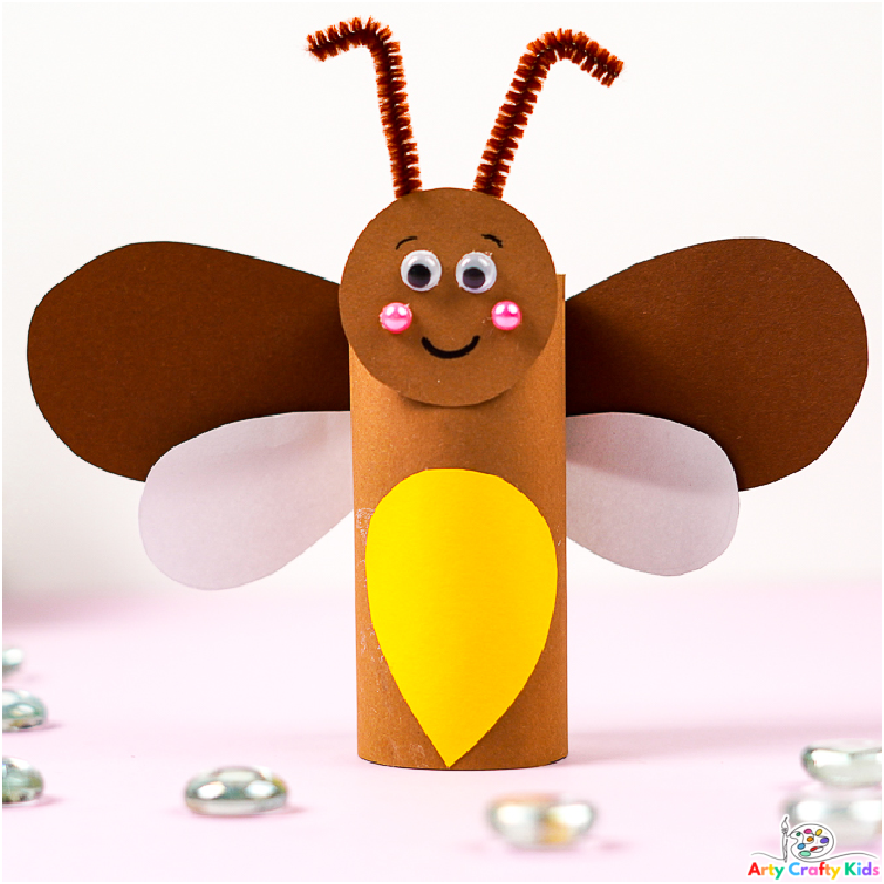 This fun and easy Paper Roll Firefly Craft for preschoolers can be recreated in just a few simple steps - a lovely Summer craft for firefly enthusiasts.