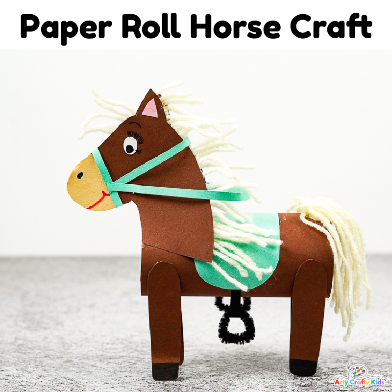 Paper Roll Horse Craft