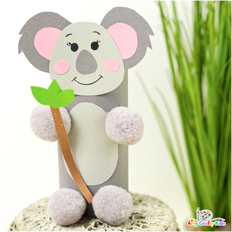 Paper Roll Koala Craft - Arty Crafty Kids