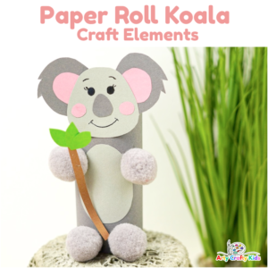 Paper Roll Koala Elements Template