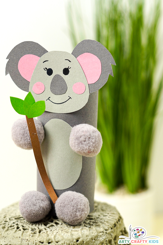 Learn how to make Australia's most iconic animal  - the Koala! Our paper roll Koala craft is super easy and fun to make, using just a few recycled materials and a template - perfect for preschoolers!