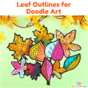 Leaf Outlines for Autumn Doodle Art
