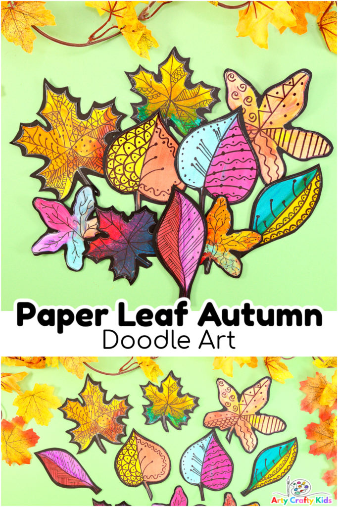 Our Paper Leaf Autumn Doodle Art is a lovely activity for inspiring color play and pattern creation, while enjoying a moment of creative mindfulness with your Arty Crafty Kids. 

To get started, all you need is a favorite coloring medium, black marker pens and our printable leaf designs.