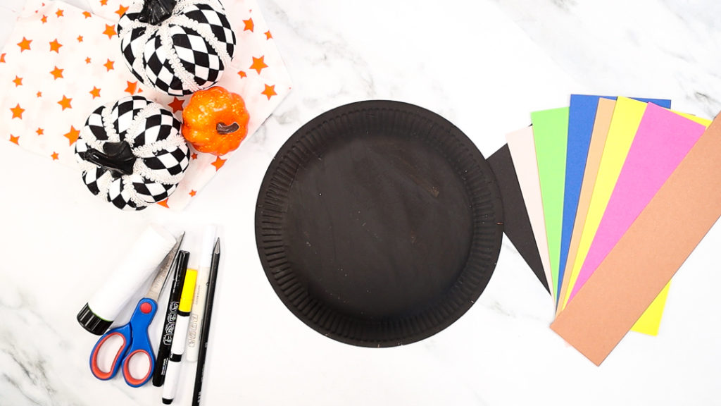 Step 1: Paint a Paper Plate Black