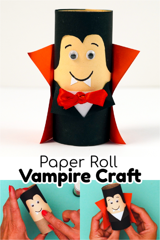 Kickstart a Halloween craft session with your kids with our friendly not spooky Paper Roll Vampire Craft. 

Easy to make and using recycled materials, this is a great Halloween craft to try with the kids at home or within the classroom.