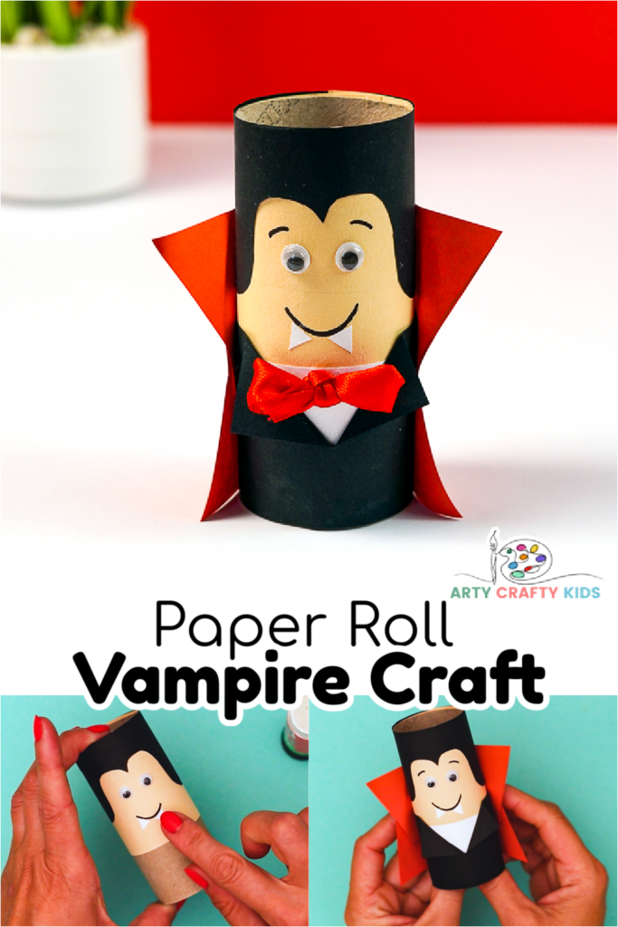Paper Roll Vampire Craft - Arty Crafty Kids
