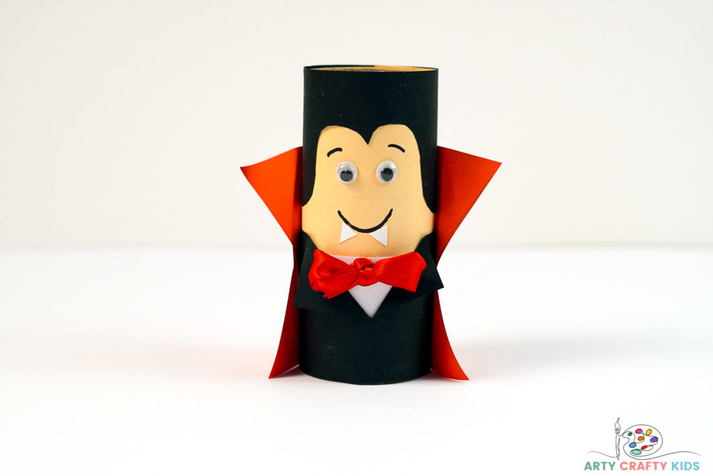 Kickstart a Halloween craft session with your kids with our friendly not spooky Paper Roll Vampire Craft. 

Easy to make and using recycled materials, this is a great Halloween craft to try with the kids at home or within the classroom.