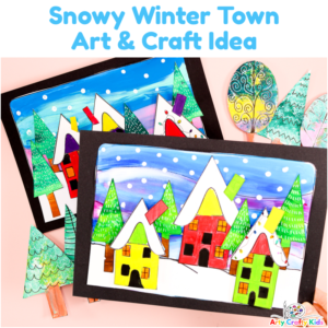 Snowy Winter Wonderland Art & Craft Templates