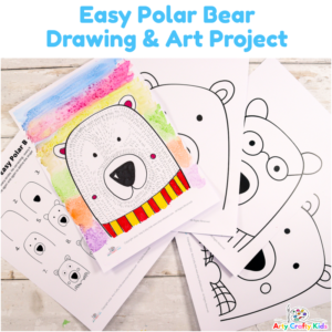 Easy How to Draw a Polar Bear Templates