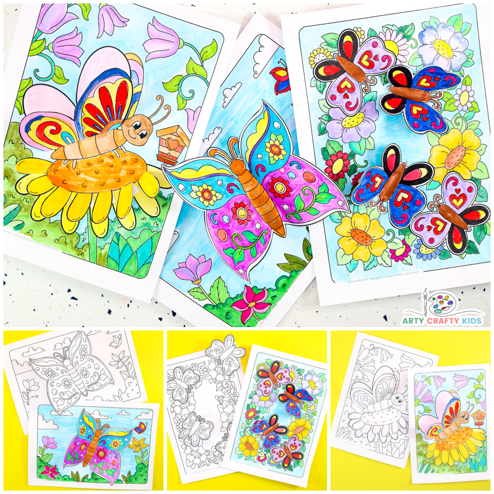 Butterfly Colour By Number Coloring Book For Kids: Large Print Color By  Number Butterflies Kids Coloring Book (Beautiful Kids Coloring Books)  (Large Print / Paperback)