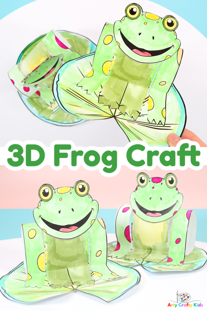 Jump into Spring with this fun and easy to make 3D printable frog craft for kids. Complete with a printable template, this craft is perfect for home and in the classroom.