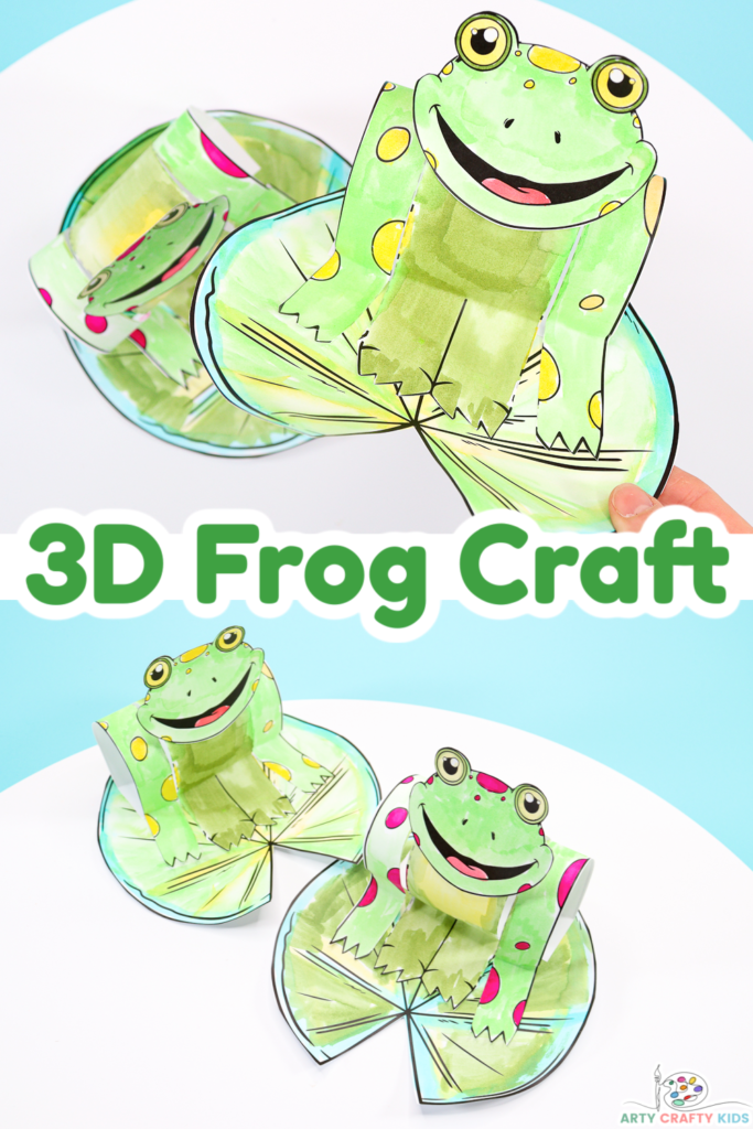 Jump into Spring with this fun and easy to make 3D printable frog craft for kids. Complete with a printable template, this craft is perfect for home and in the classroom. 