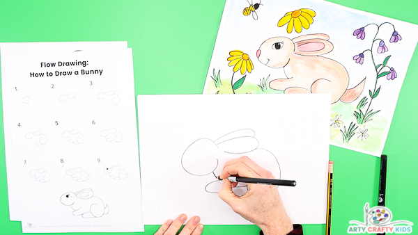 Adorable Rabbit Coloring Picture for 6-Year-Olds | Free Printable | AI Art  Generator | Easy-Peasy.AI