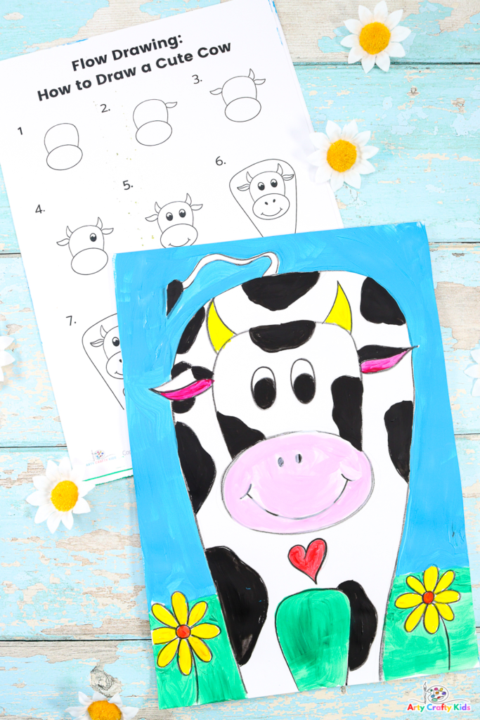 Arts And Crafts for Kids Ages 8-12 Boys Drawing Cow Print Loose Leaf Album