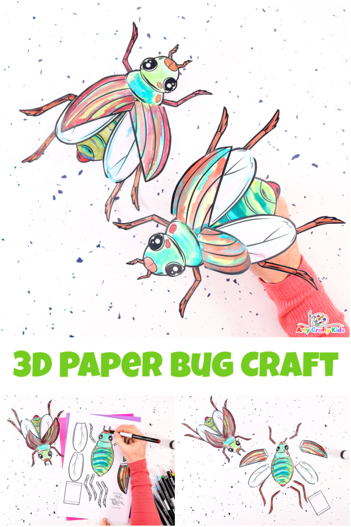 Immerse your kids' into the wonderful world of insects with our 3D Paper Beetle Bug Craft! Spring has arrived and so have all the creepy crawlies. This 3D bug Craft is the perfect way to bring the natural world to life in your very own home or classroom.