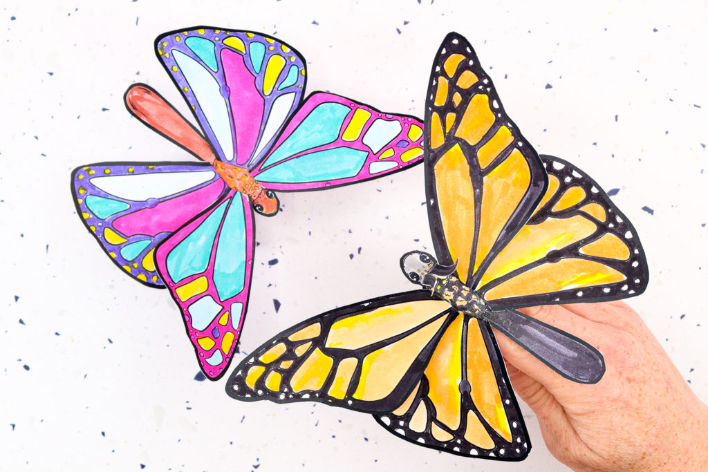 Butterfly hand best sale puppet