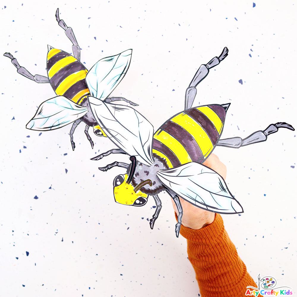 Cute set of bees vector illustration in doodle style. Colorful collection  of bumblebees kids drawing for icon and logo design in yellow and black  colors isolated on white 5178265 Vector Art at