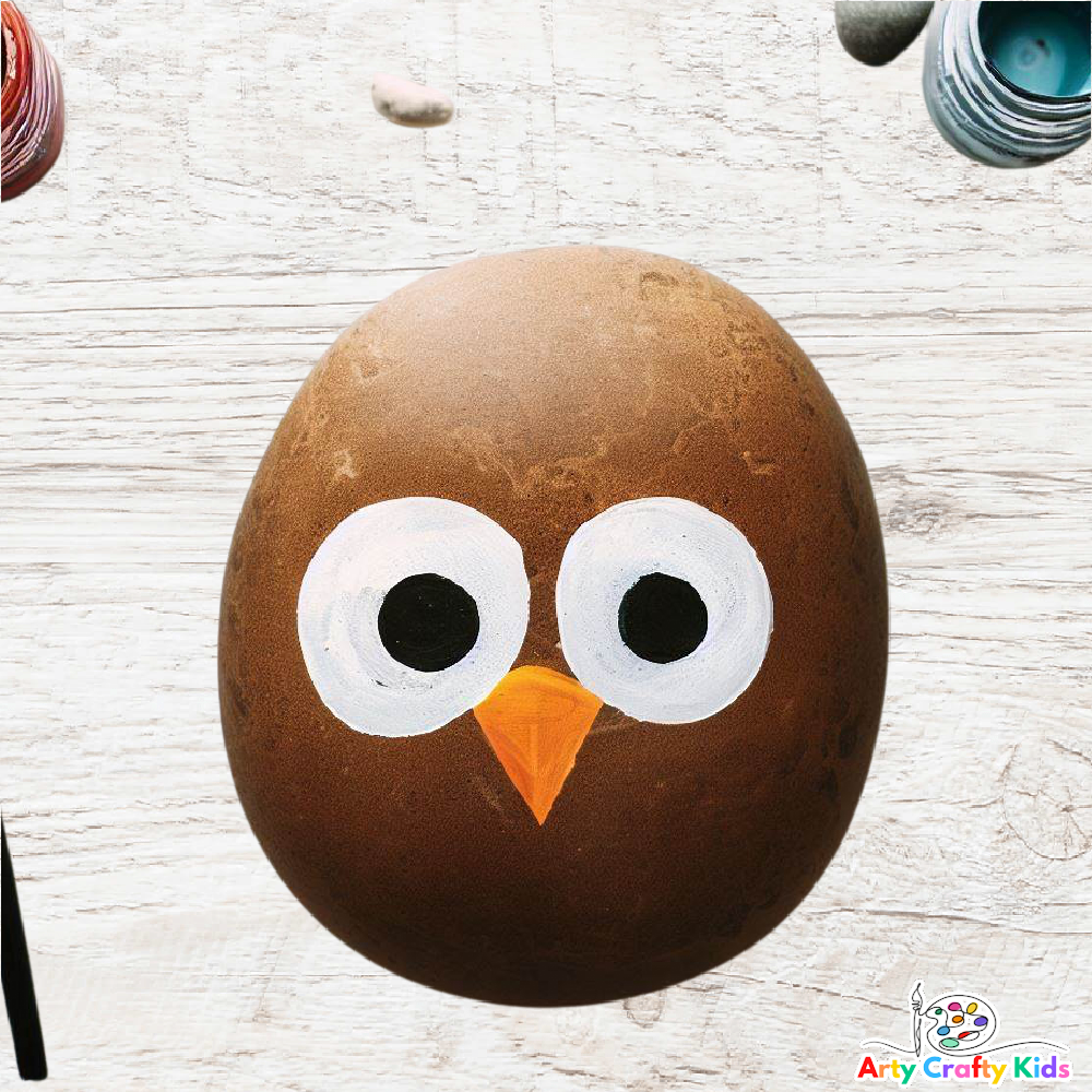 Owl Painted Rocks - Frugal Fun For Boys and Girls
