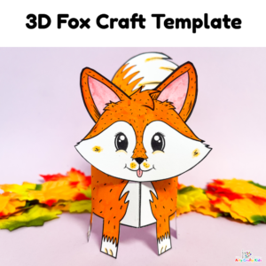 Image of the Fox Craft printable template