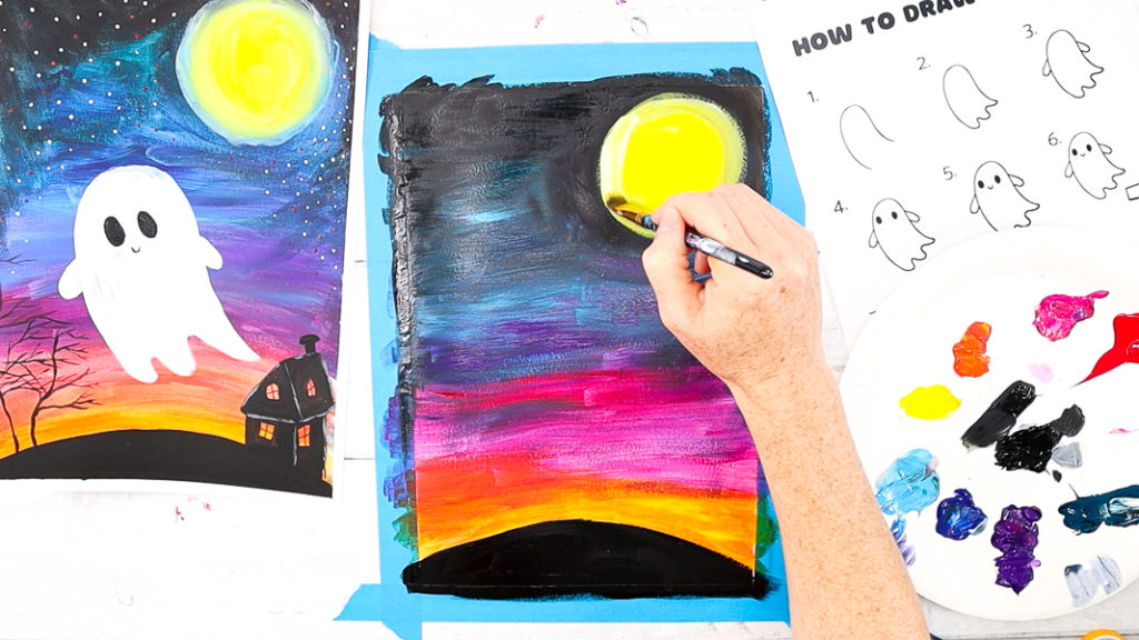 Learn Paint Palette Drawing and Coloring for Kids Toddlers - How to Draw  paint Palette Step by Step 