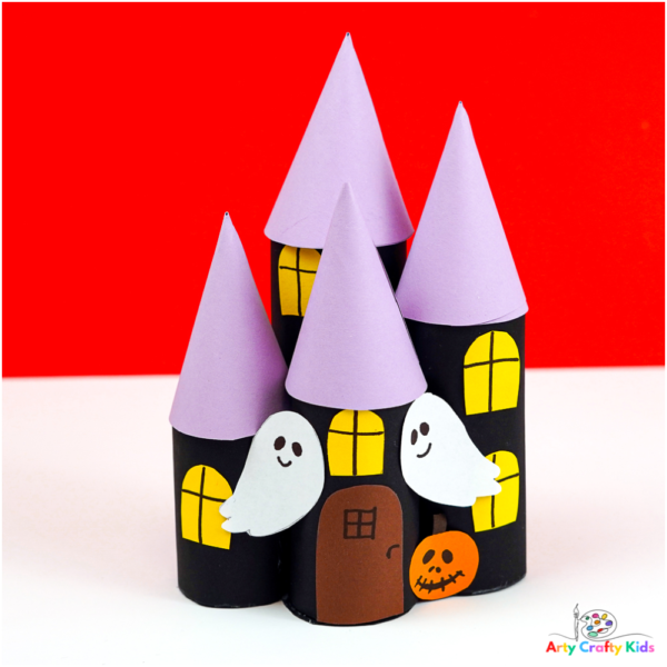 Paper Roll Halloween Haunted House Craft Arty Crafty Kids
