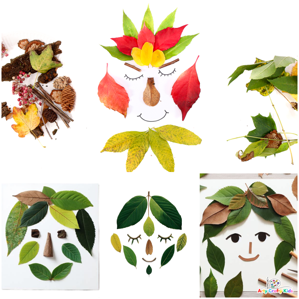 Have fun with Autumn leaves and try our Fall Leaf Face Craft with your Arty Crafty Kids. A super easy craft where kids will love arranging vibrant leaves into playful faces and self-portraits.
