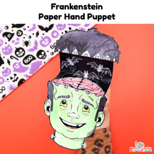 Frankenstein Hand Puppet Template