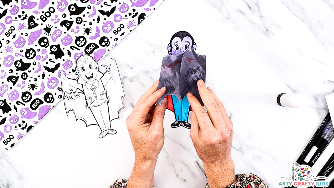 Printable Vampire Craft (Free Template) Arty Crafty Kids