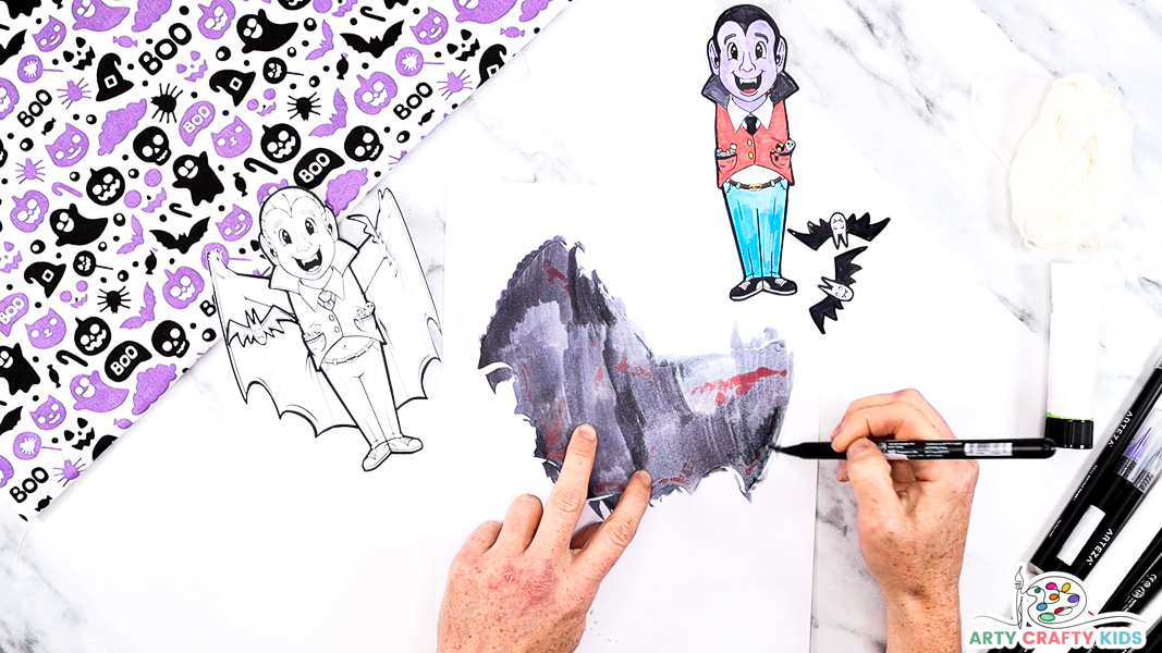 Printable Vampire Craft (Free Template) Arty Crafty Kids