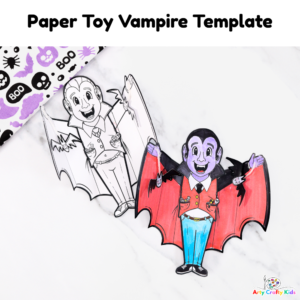 Vampire Paper Toy Template