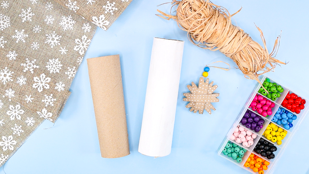 Paper Roll Snowflake Ornaments - Arty Crafty Kids