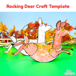 Rocking Deer Craft Template