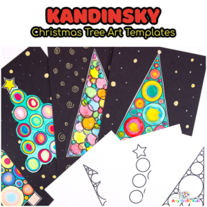 Kandinsky Christmas Tree Templates