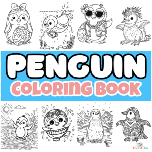 Penguin Coloring Book for Kids