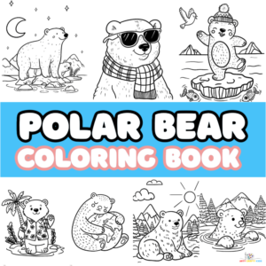 Polar Bear Coloring Book