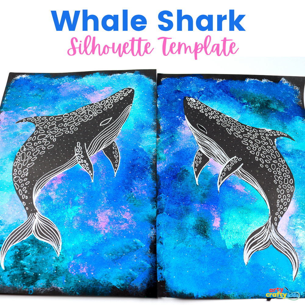 Whale Shark Silhouette Template
