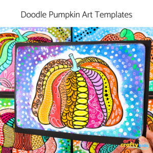 Doodle Pumpkin Art Templates