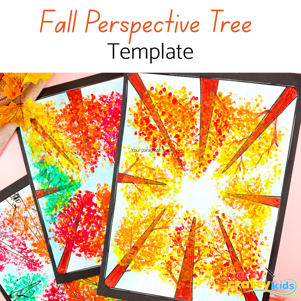 Perspective Tree Art Template