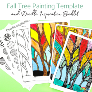 Fall Tree Painting Template
